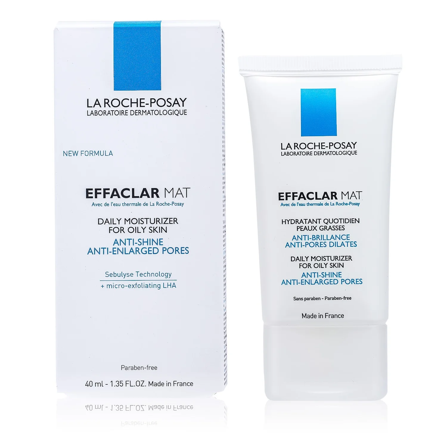 La Roche Posay Effaclar Mat Daily Moisturizer (New Formula, For Oily Skin)  40ml/1.35oz - Olabens