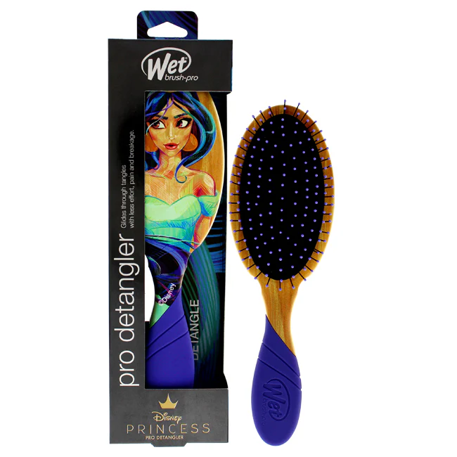 Wet Brush Pro Detangler Disney Stylized Princess Brush - Jasmine by Wet Brush for Unisex - 1 Pc Hair Brush - Olabens