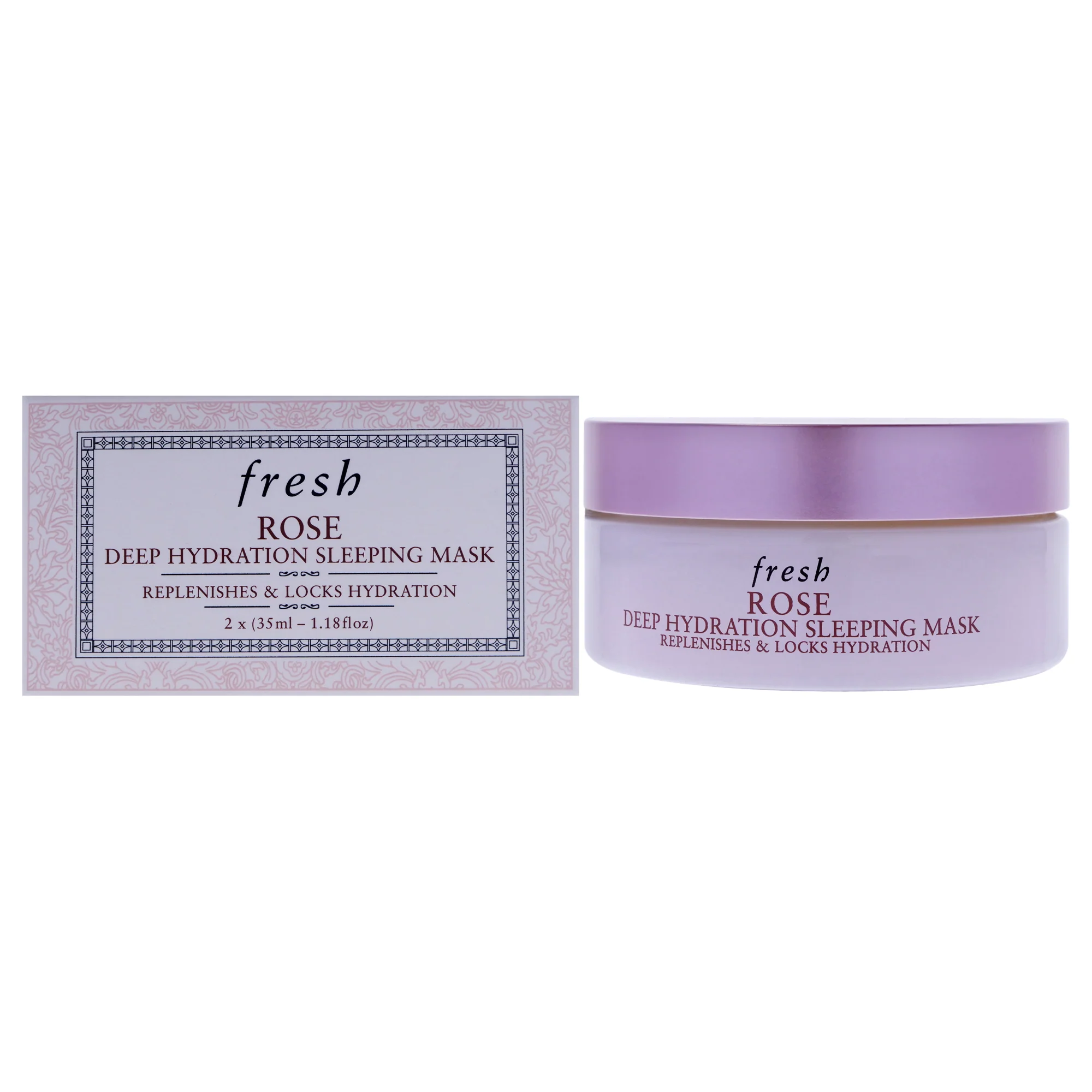 Fresh Rose Deep Hydration Sleeping Mask by Fresh for Women - 2.36 oz Mask - Olabens