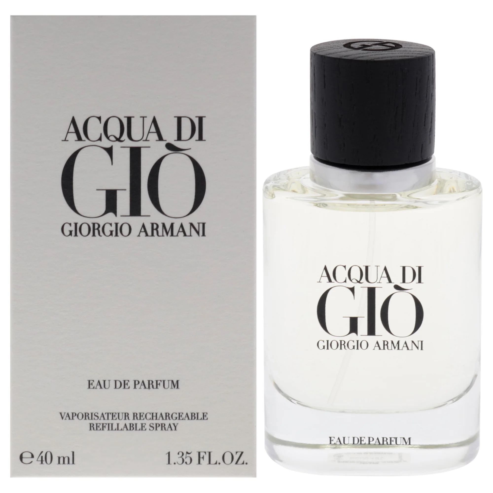 Giorgio Armani Acqua Di Gio by Giorgio Armani for Men - 1.35 oz EDP Spray (Refillable) - Olabens