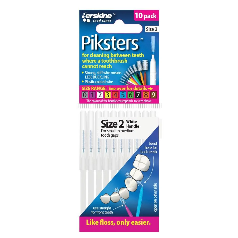 Piksters Interdental Brush 2 10 Pack - Olabens