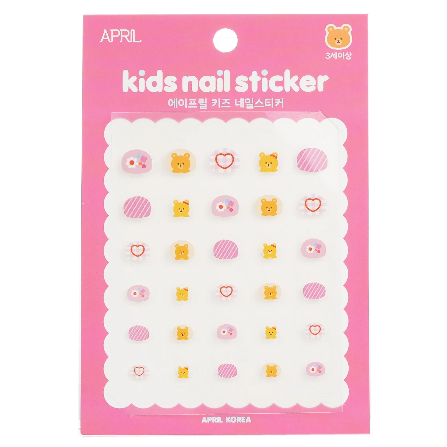 April Korea April Kids Nail Sticker - # A012K  1pack - Olabens