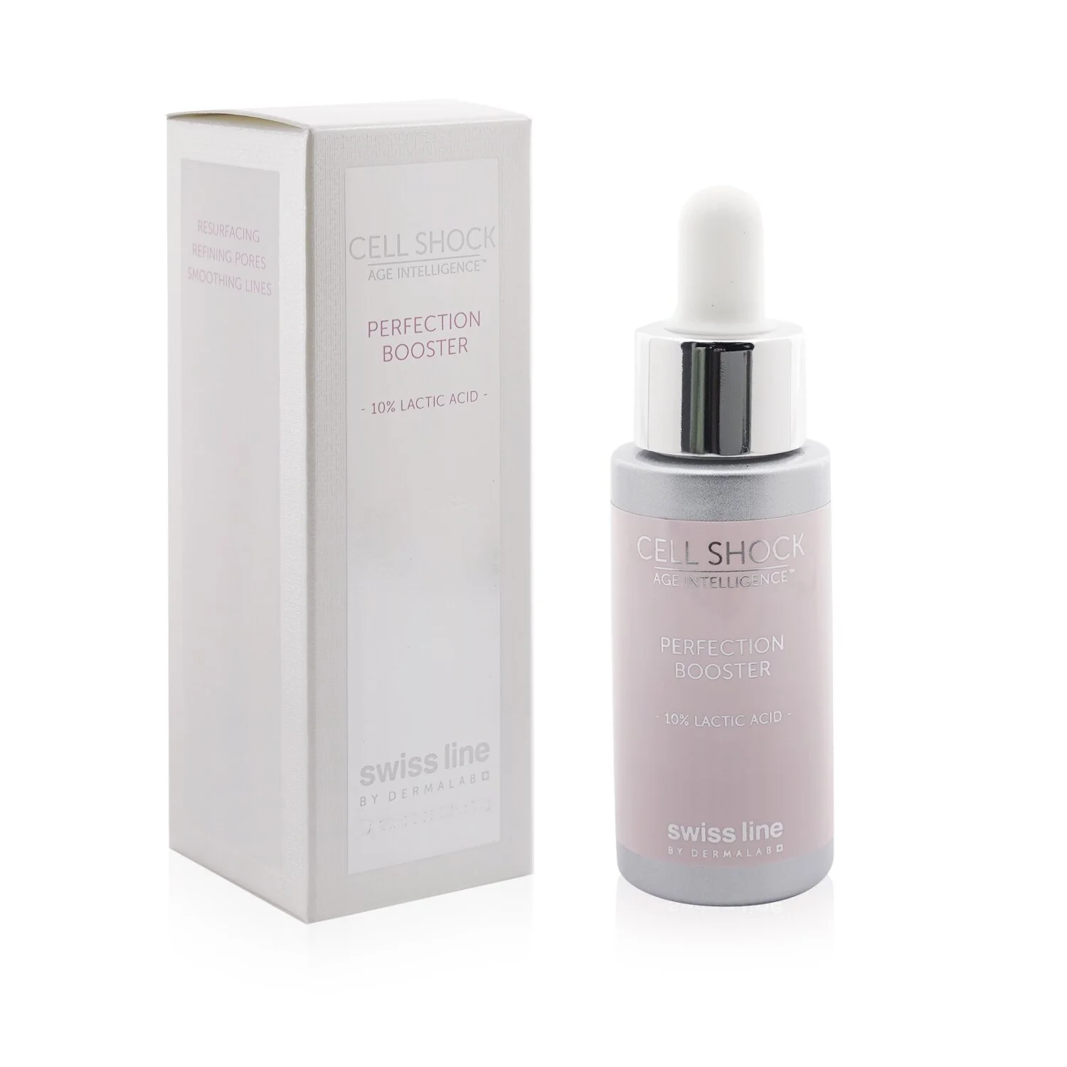 Swissline Cell  Shock Age Intelligence Perfection Booster - 10% Lactic Acid (Exp. Date: 06/2022)  20ml/0.34oz - Olabens