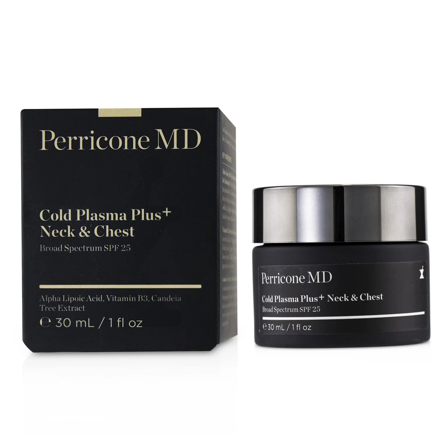 Perricone MD Cold Plasma Plus+ Neck & Chest Broad Spectrum SPF 25 (Exp. Date 11/2022)  30ml/1oz - Olabens