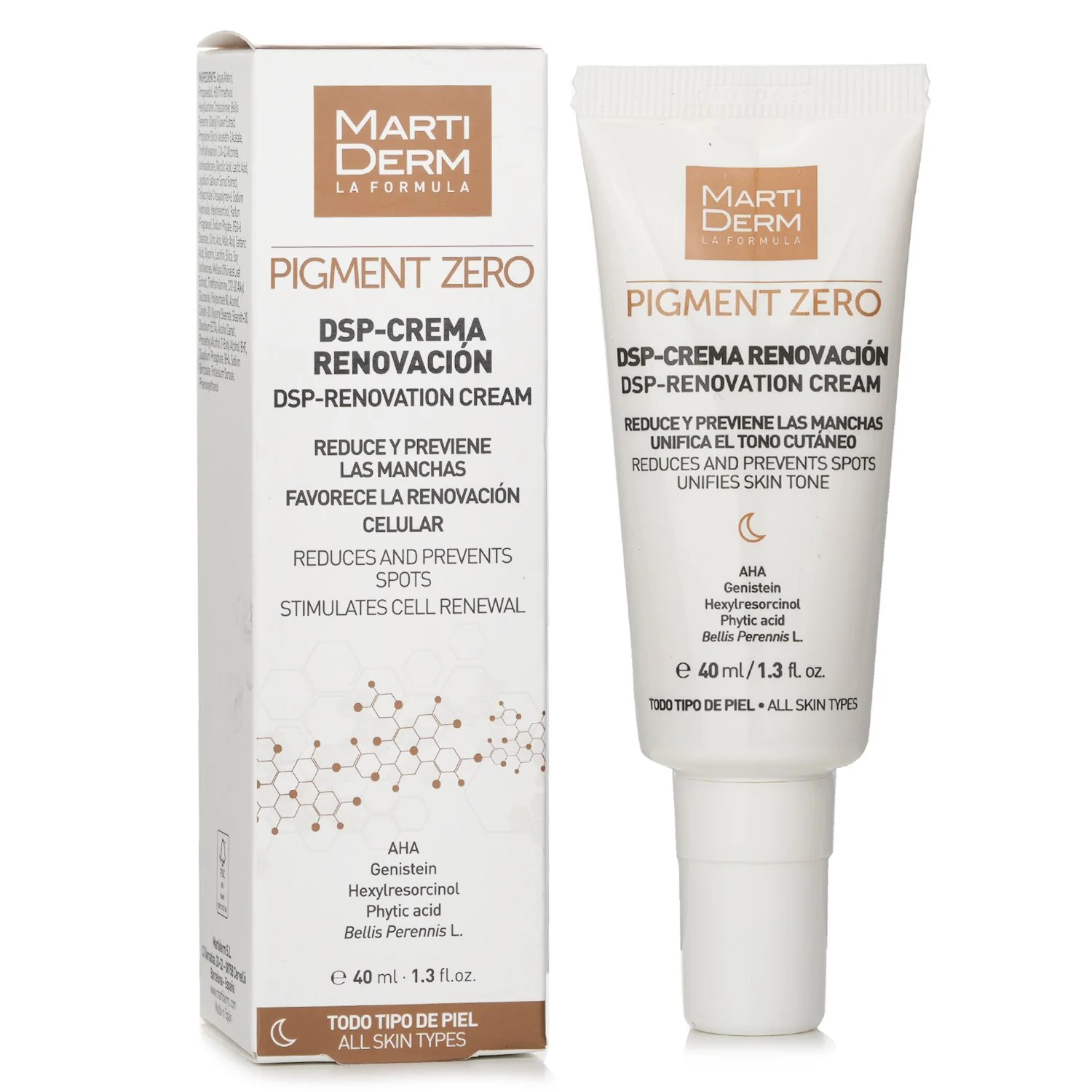 Martiderm Pigment Zero DSP-Renovation Cream (For All Skin)  40ml/1.3oz - Olabens