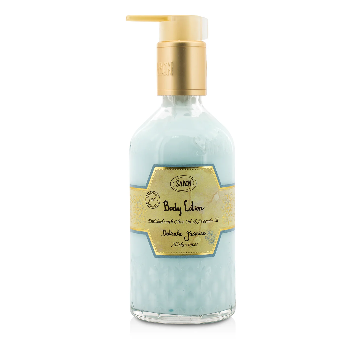 Sabon Body Lotion - Delicate Jasmine (With Pump)  200ml/7oz - Olabens