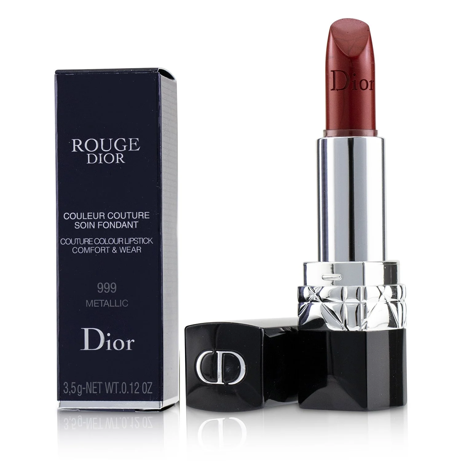 Christian Dior Rouge Dior Couture Colour Comfort & Wear Lipstick - # 999 Metallic  3.5g/0.12oz - Olabens