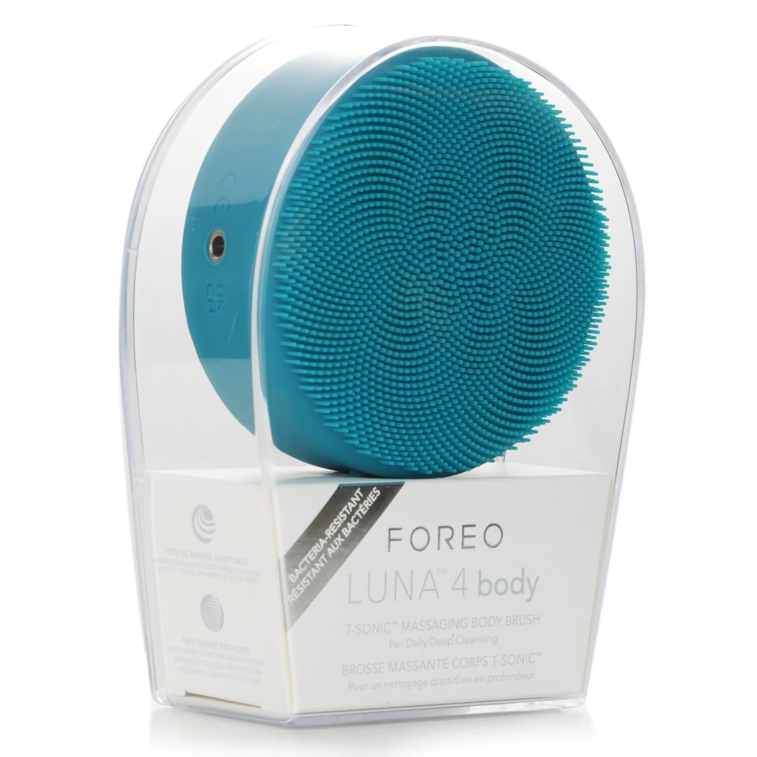 FOREO Luna 4 Body Massaging Body Brush - # Evergreen  1pcs - Olabens