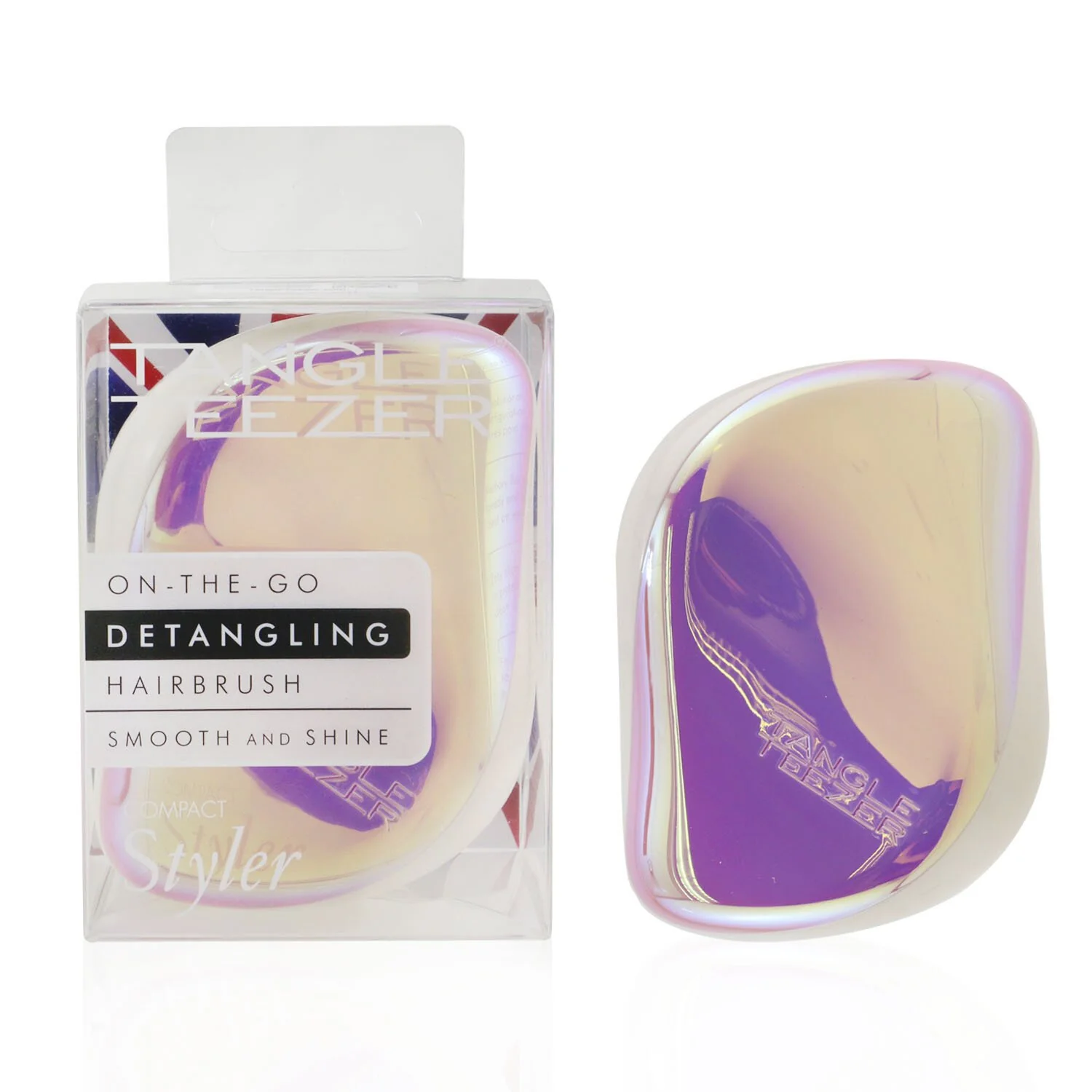 Tangle Teezer Compact Styler On-The-Go Detangling Hair Brush - # Holo Hero  1pc - Olabens