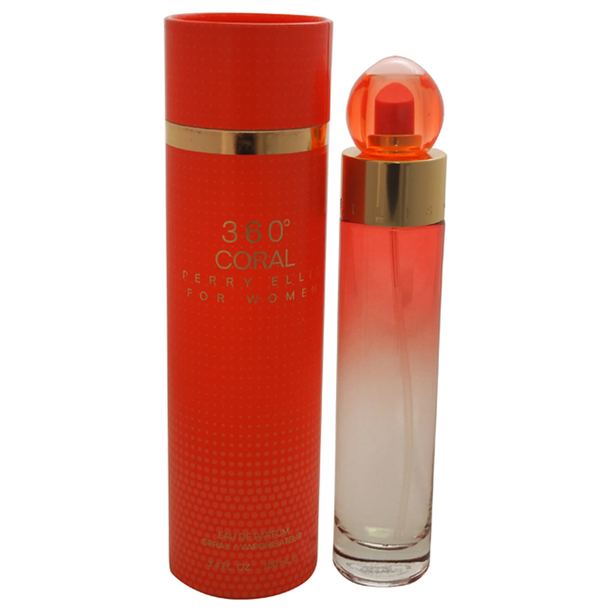 Perry Ellis 360 Coral by Perry Ellis for Women - 3.4 oz EDP Spray - Olabens