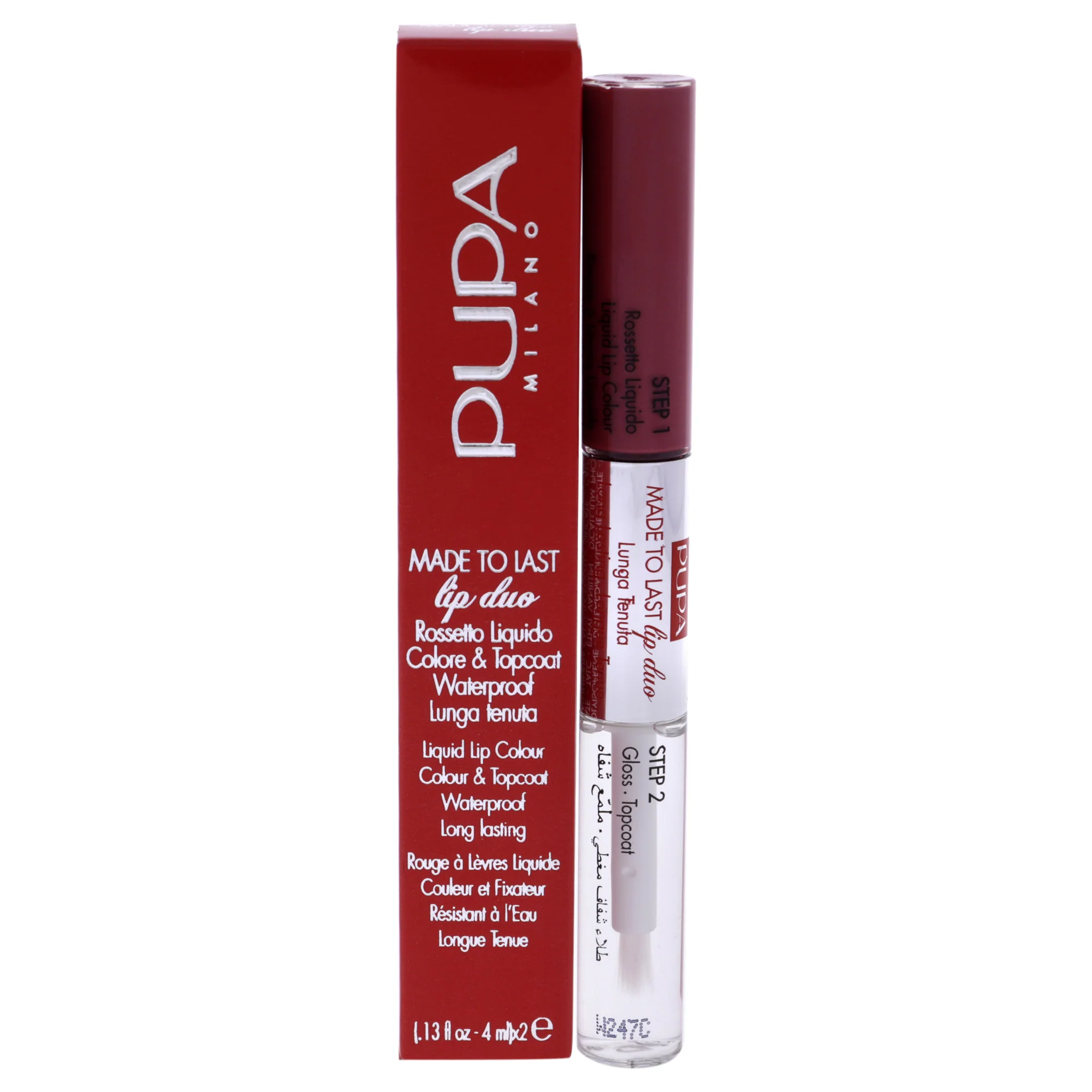 Made To Last Lip Duo - 016 Hot Pink by Pupa Milano for Women - 0.13 oz Lipstick - Olabens