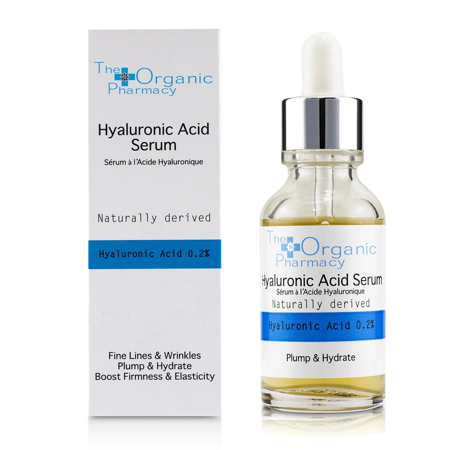 The Organic Pharmacy Hyaluronic Acid Serum - Fine Lines & Wrinkles, Plump & Hydrate, Boost Firmness & Elasticity  30ml/1oz - Olabens