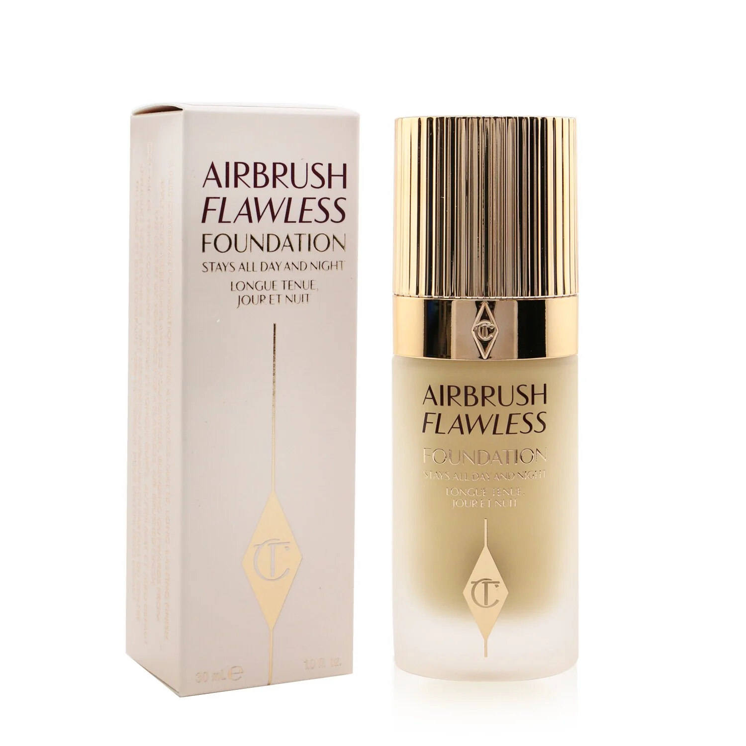 Charlotte Tilbury Airbrush Flawless Foundation - # 7 Warm  30ml/1oz - Olabens