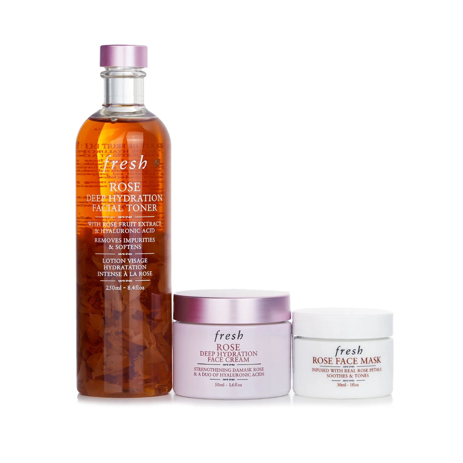 Fresh Rose Routine Trio Set:  3pcs - Olabens