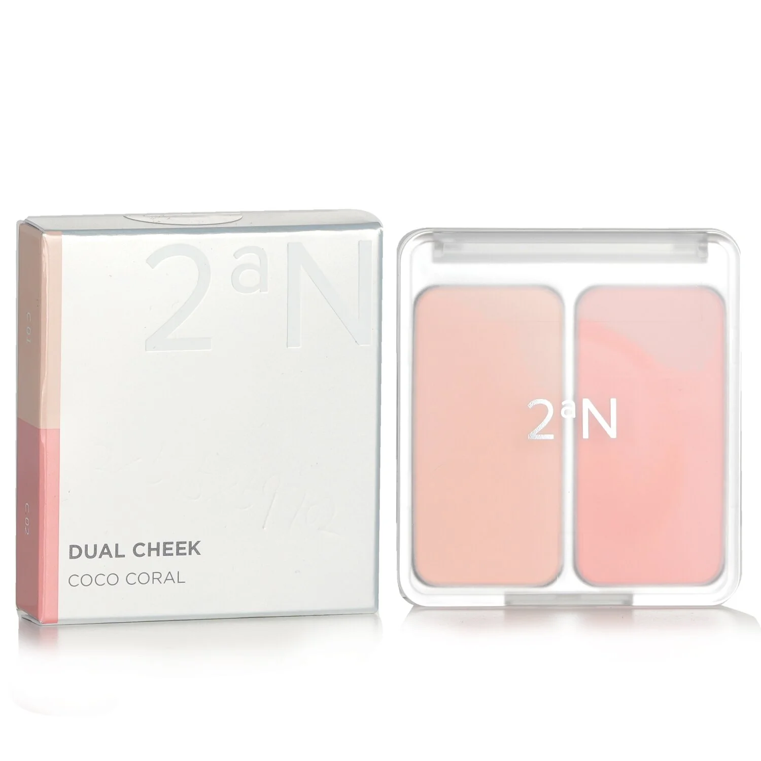 2aN Dual Cheek - # 3 Coco Coral  4.5x2 - Olabens