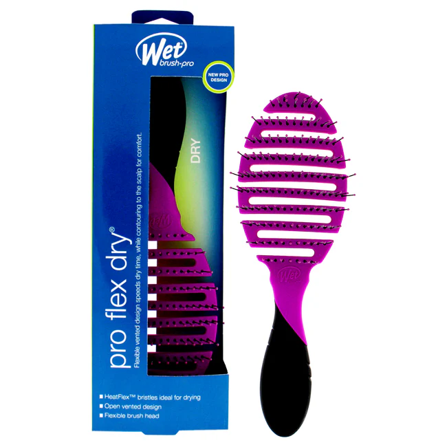 Pro Flex Dry Brush - Purple by Wet Brush for Unisex - 1 Pc Hair Brush - Olabens