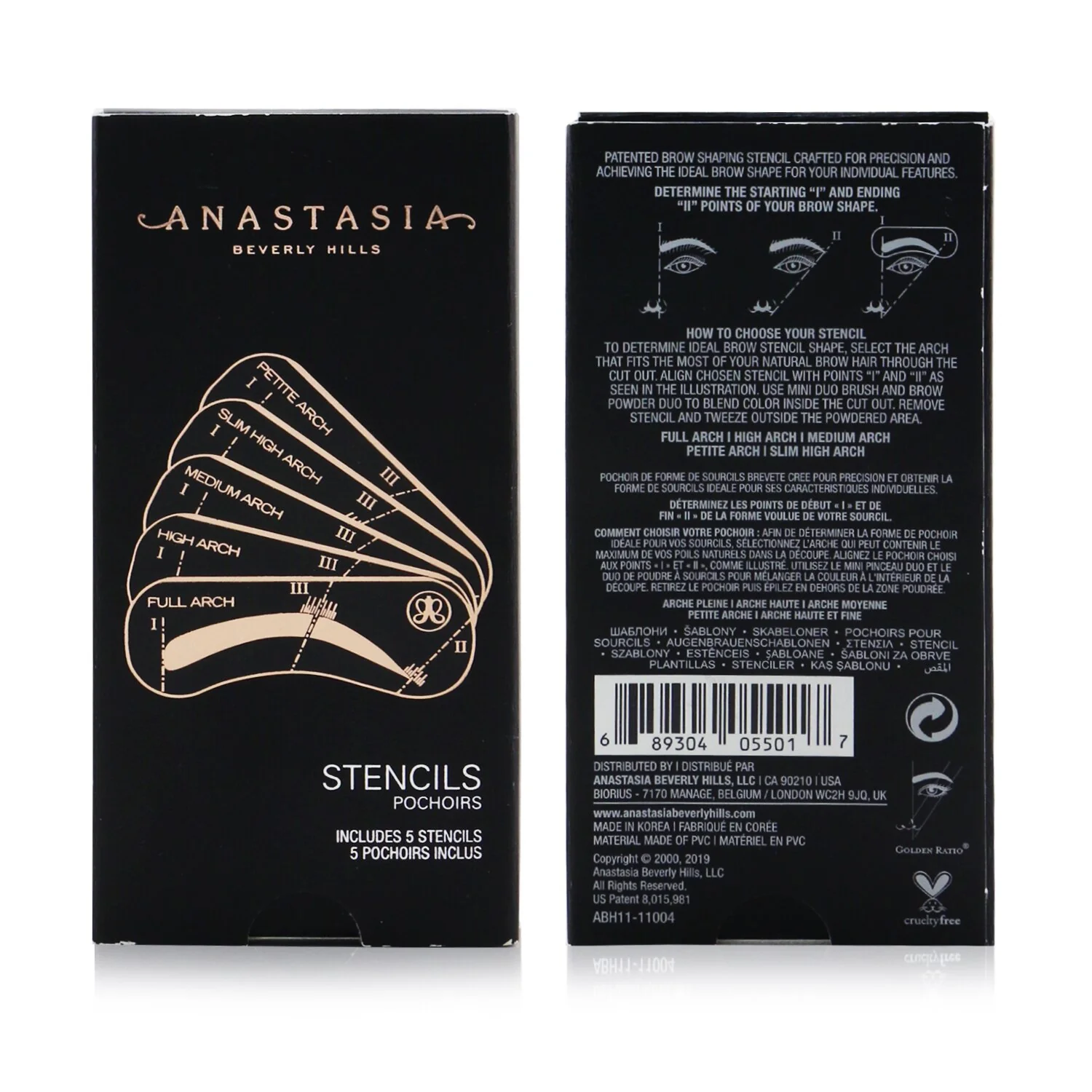 Anastasia Beverly Hills Eyebrow Stencils - Olabens