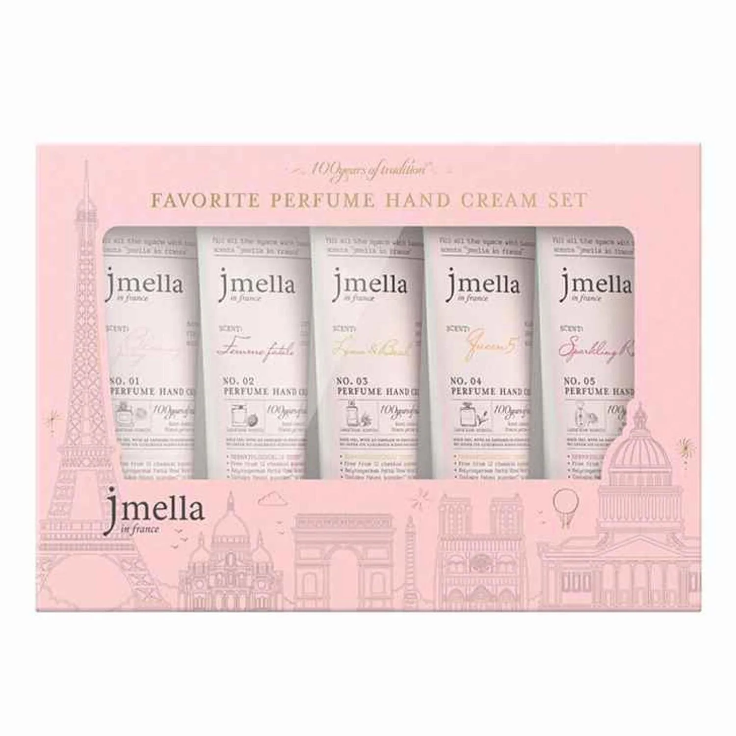 Jmella IN FRANCE FAVORITE PERFUME HAND CREAM SET  50ml*5 - Olabens