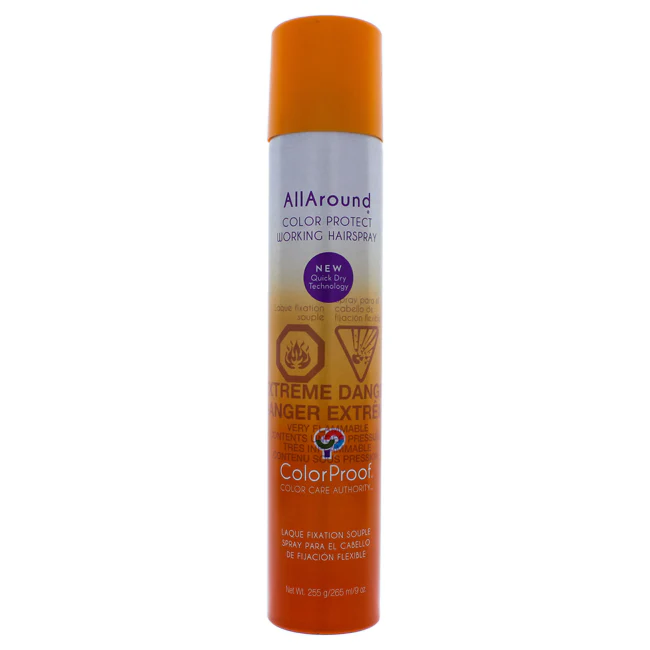 ColorProof All Around Color Protect Working Hairspray by ColorProof for Unisex - 9 oz Hairspray - Olabens