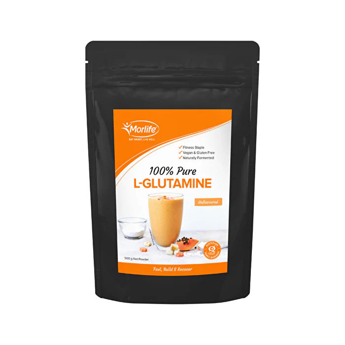 Morlife 100% Pure L-Glutamine Unflavoured 500g - Olabens