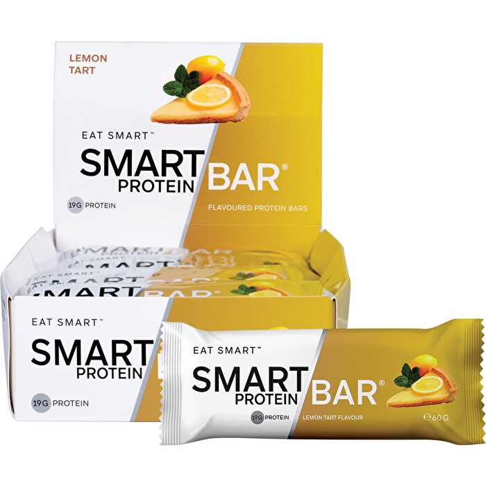 Smart Protein Bar Lemon Tart Flavour Protein Bar 12x60g - Olabens