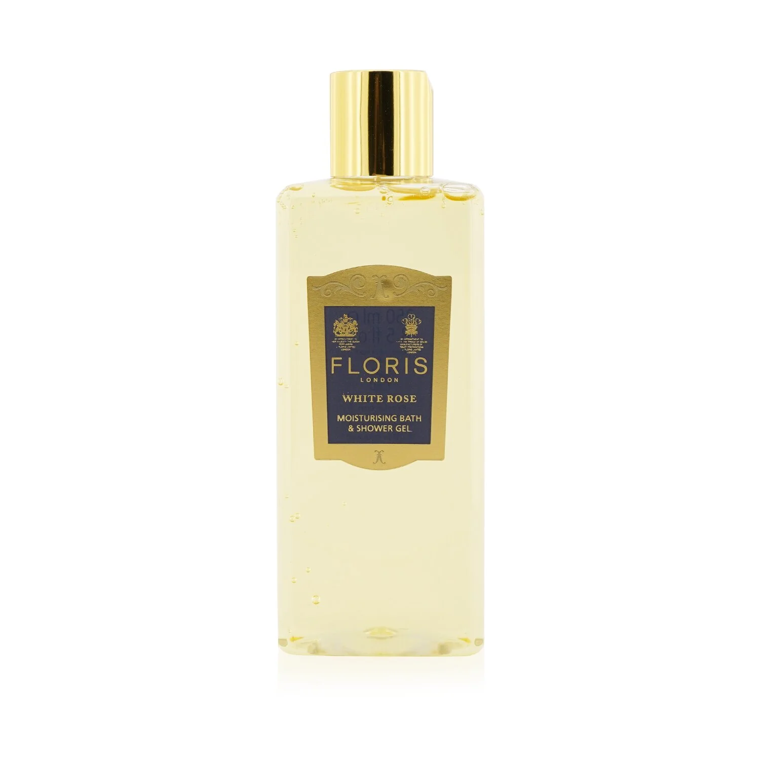 Floris White Rose Moisturising Bath & Shower Gel  250ml/8.5oz - Olabens