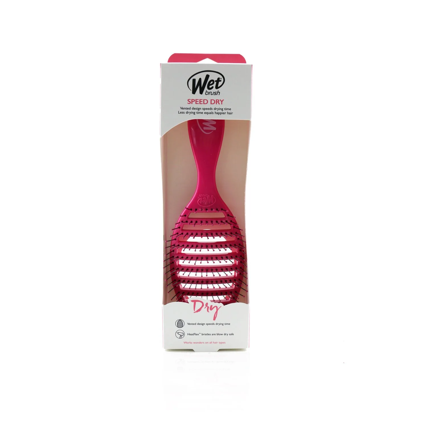 Wet Brush Speed Dry Detangler - # Pink  1pc - Olabens