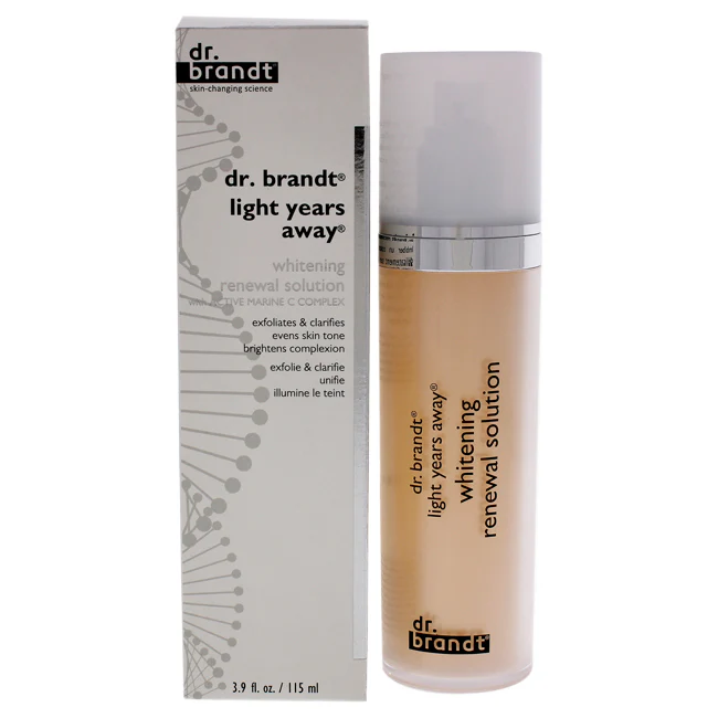 Dr. Brandt Light Years Away Whitening Renewal Solution by Dr. Brandt for Unisex - 3.9 oz Solution - Olabens