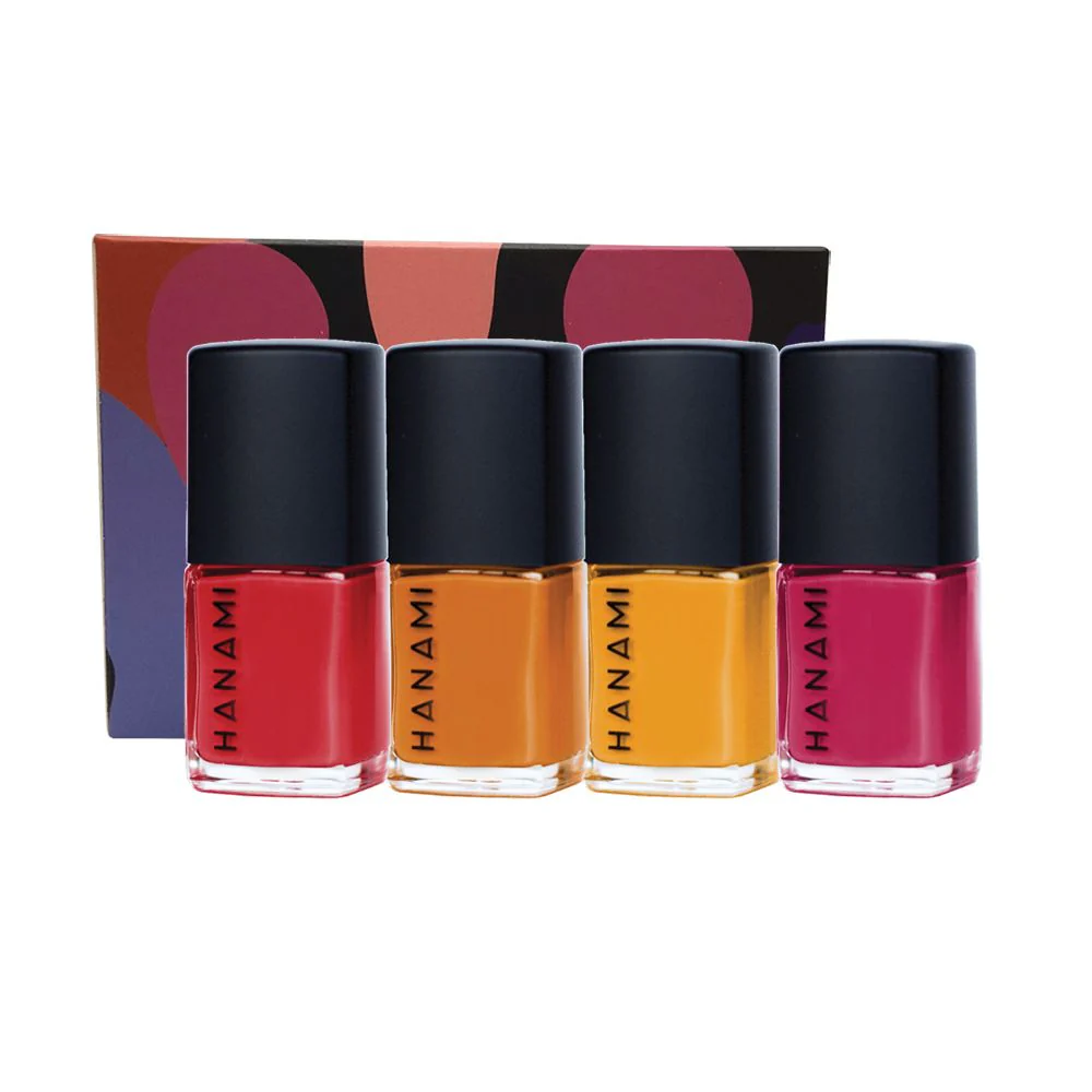 Hanami Nail Polish Collection 9ml X 4 Pack - Calypso - Olabens