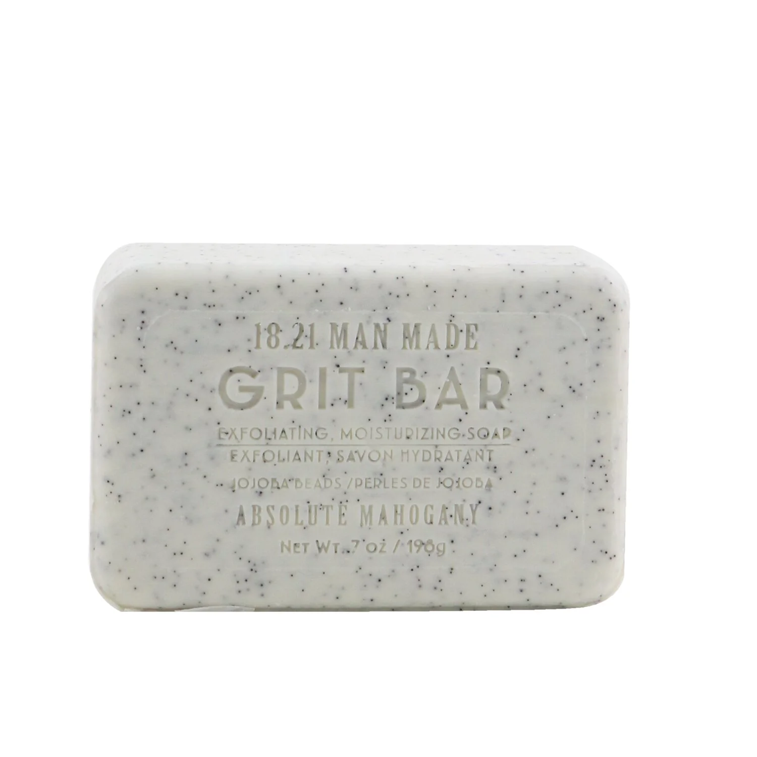 18.21 Man Made Grit Bar - Exfoliating, Moisturizing Soap - # Absolute Mahogany  198g/7oz - Olabens