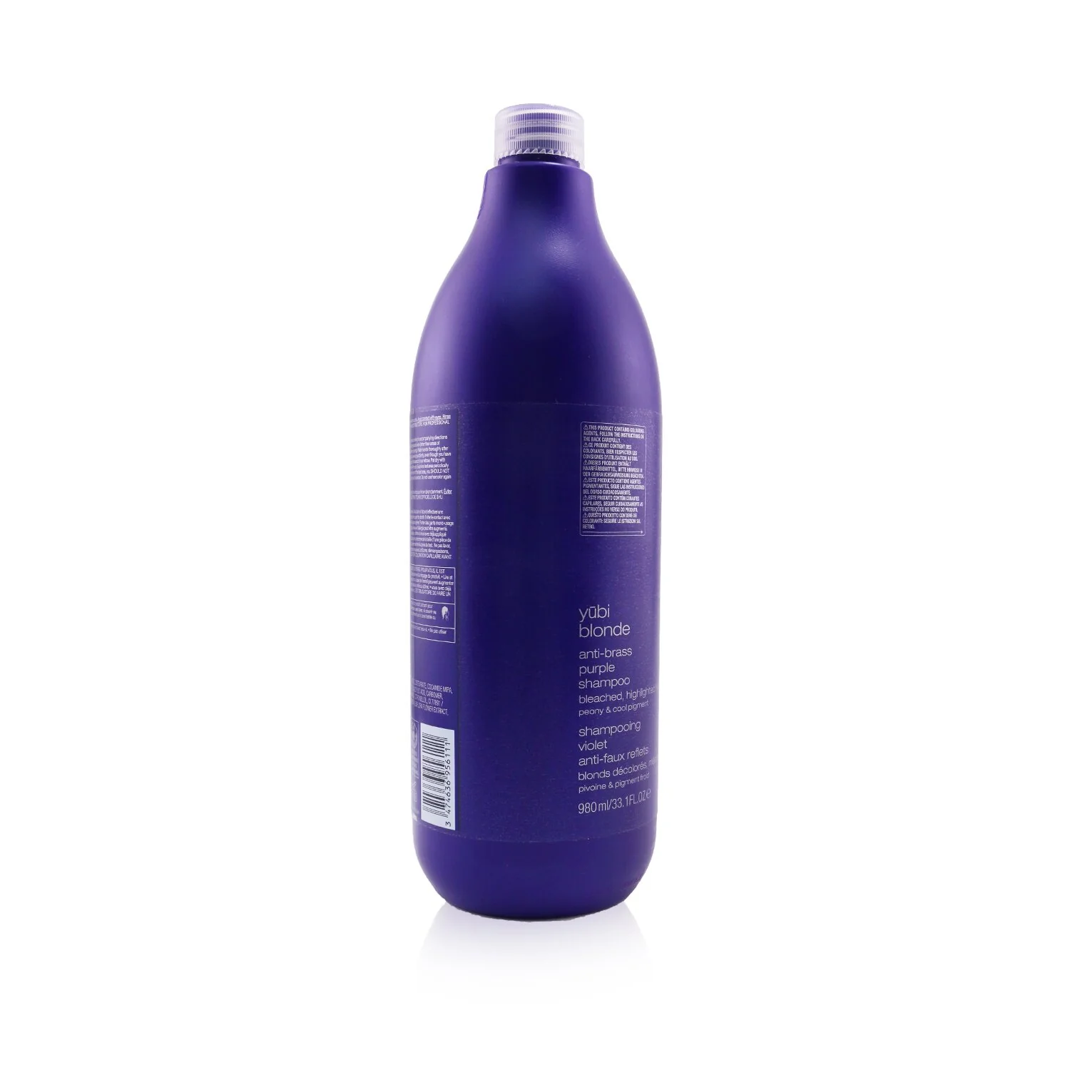 Shu Uemura Yubi Blonde Anti-Brass Purple Shampoo - Bleached, Highlighted Hair (Salon Size)  980ml/33.1oz - Olabens