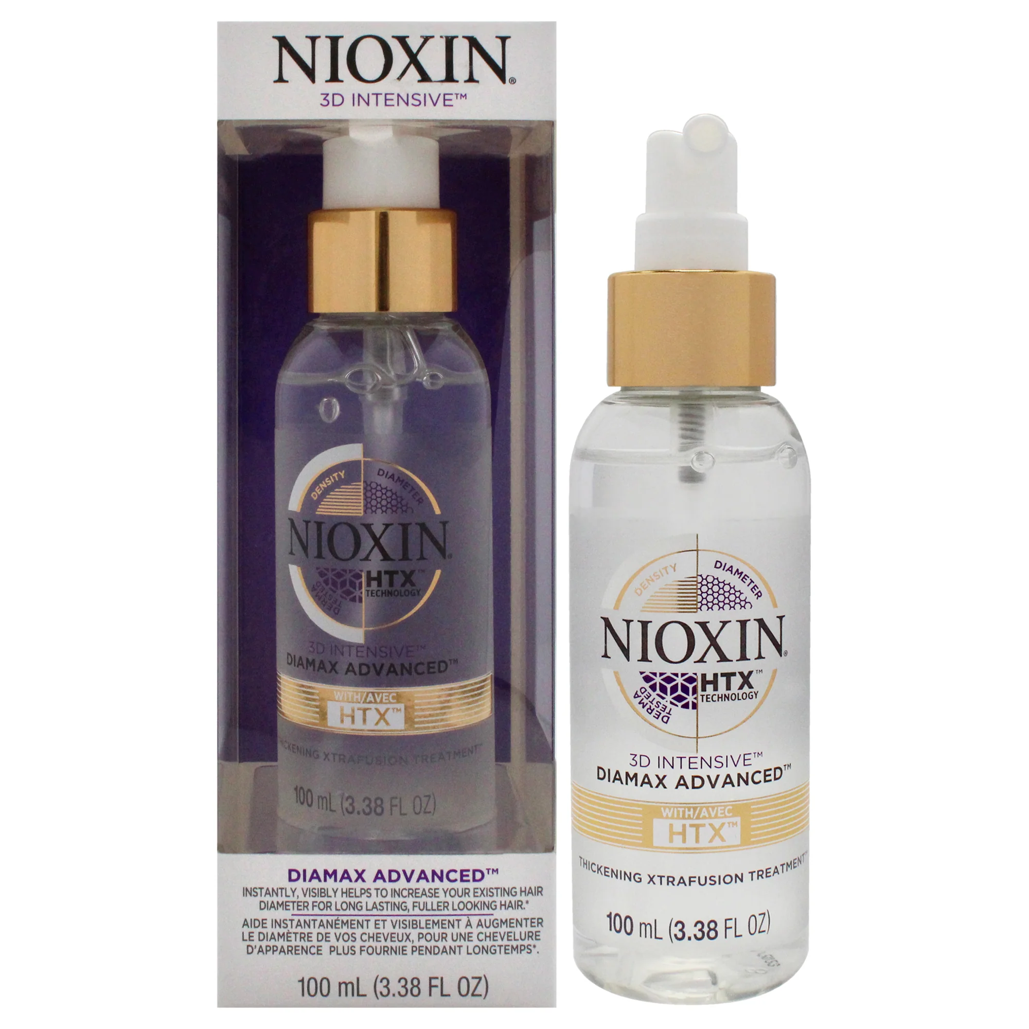 Density Defend Diamax Advanced Hair Tickening Serum by Nioxin for Unisex - 3.3 oz Serum - Olabens