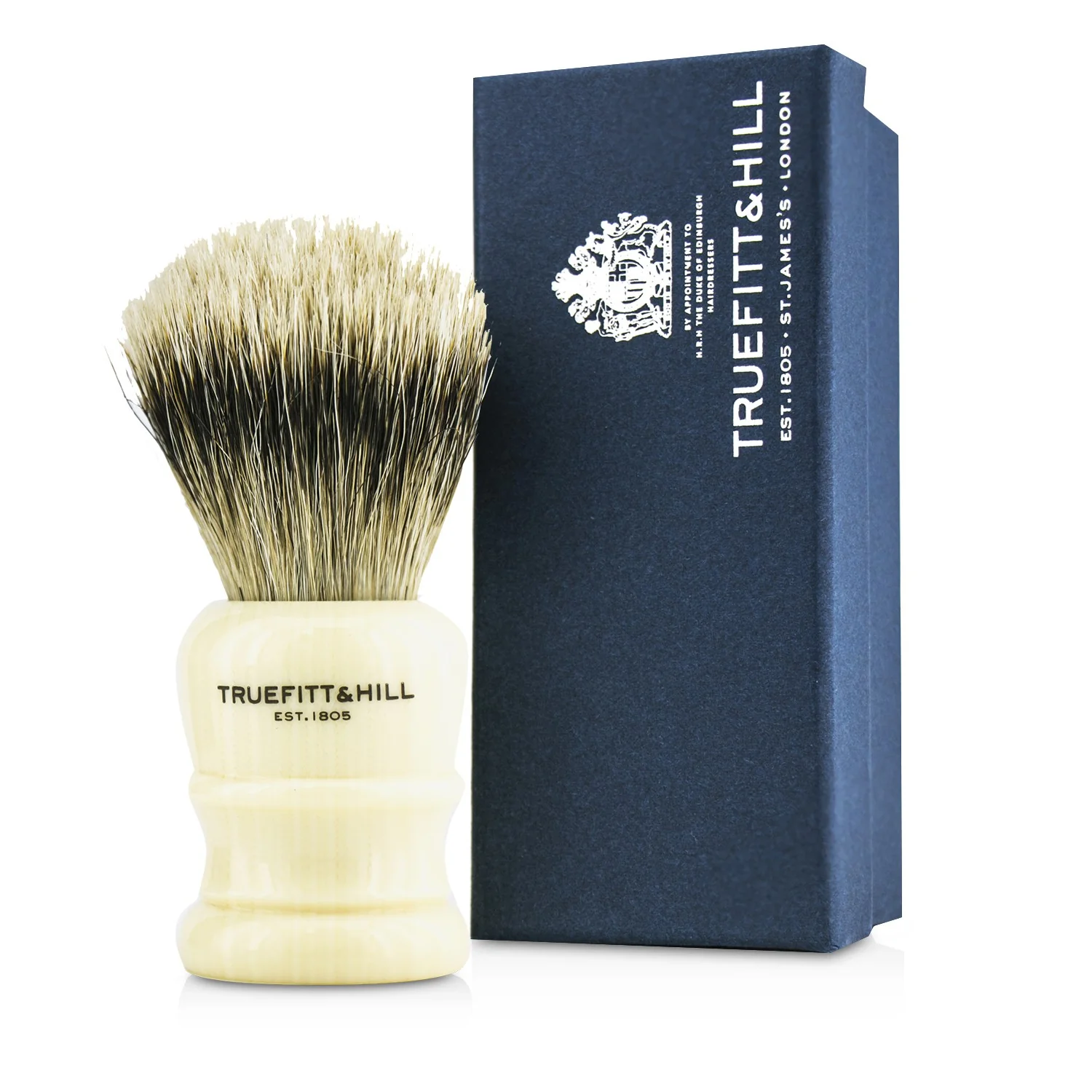 Truefitt & Hill Wellington Super Badger Shave Brush - # Faux Ivory  1pc - Olabens