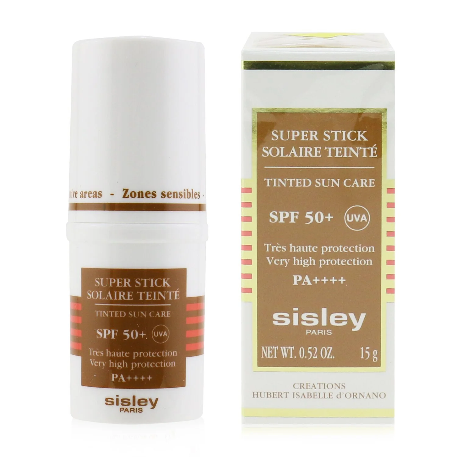 Sisley Super Stick SPF 50+ UVA Tinted Sun Care (Very High Protection & Very Water Resistant)  15g/0.52oz - Olabens