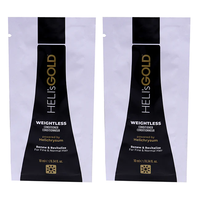 Helis Gold Weightless Conditioner by Helis Gold for Unisex - 0.34 oz Conditioner - Pack of 2 - Olabens