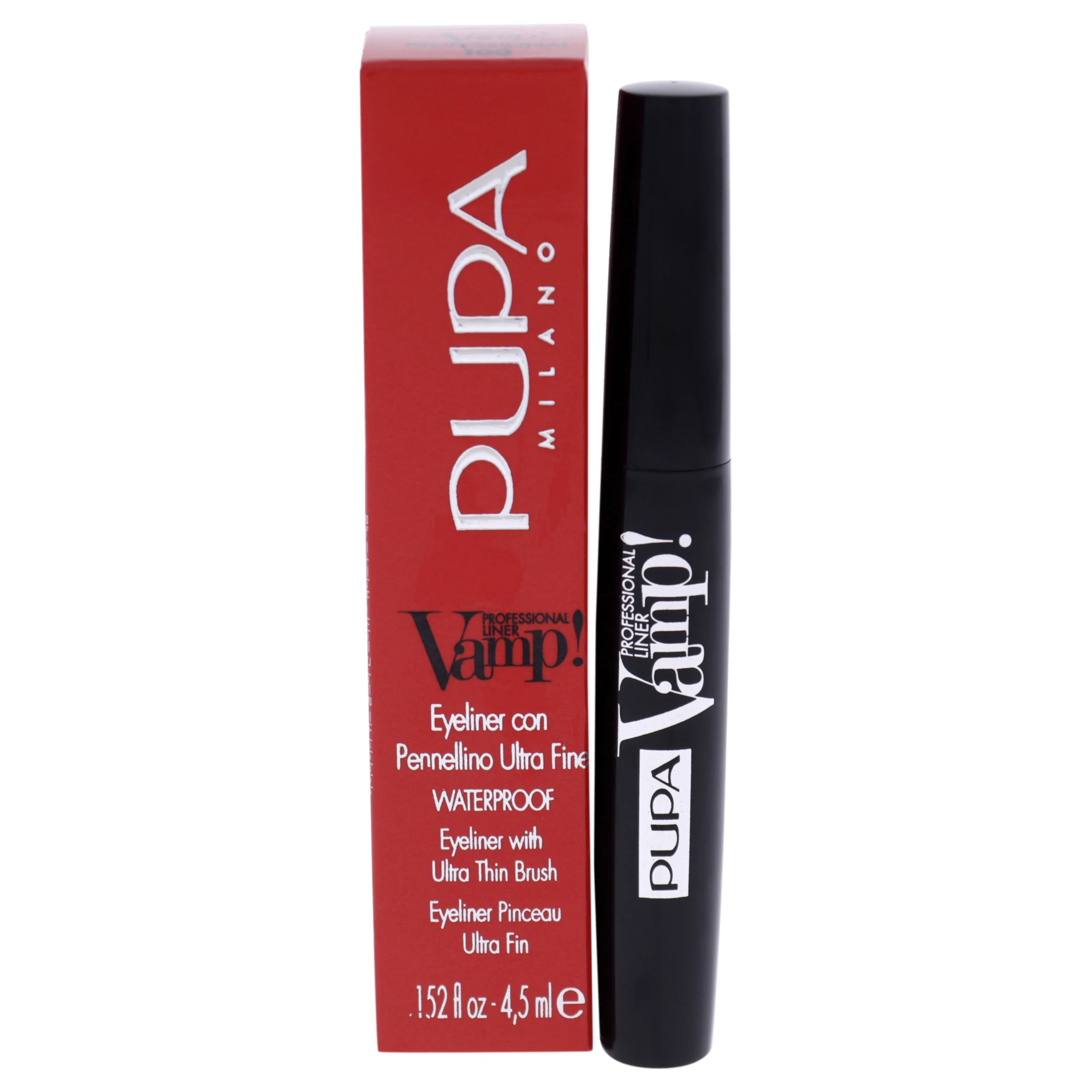 Vamp! Professional Liner - 100 Extra Black by Pupa Milano for Women - 0.152 oz Eyeliner - Olabens