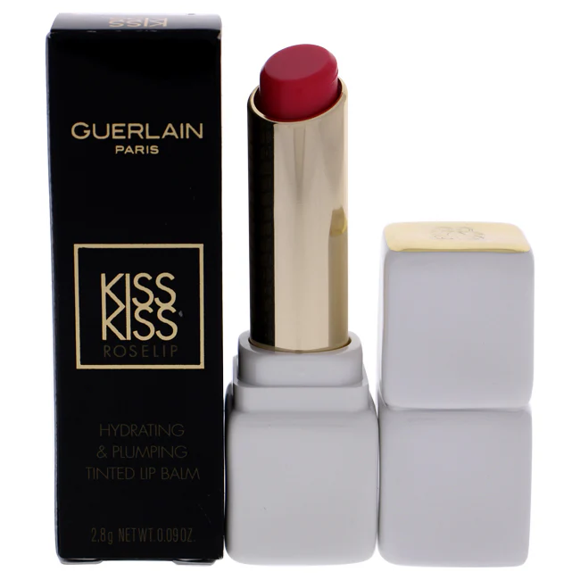 Guerlain Kisskiss Roselip Hydrating Plumping Tinted Lip Balm - R375 Flush Noon by Guerlain for Women - 0.09 oz Lipstick - Olabens