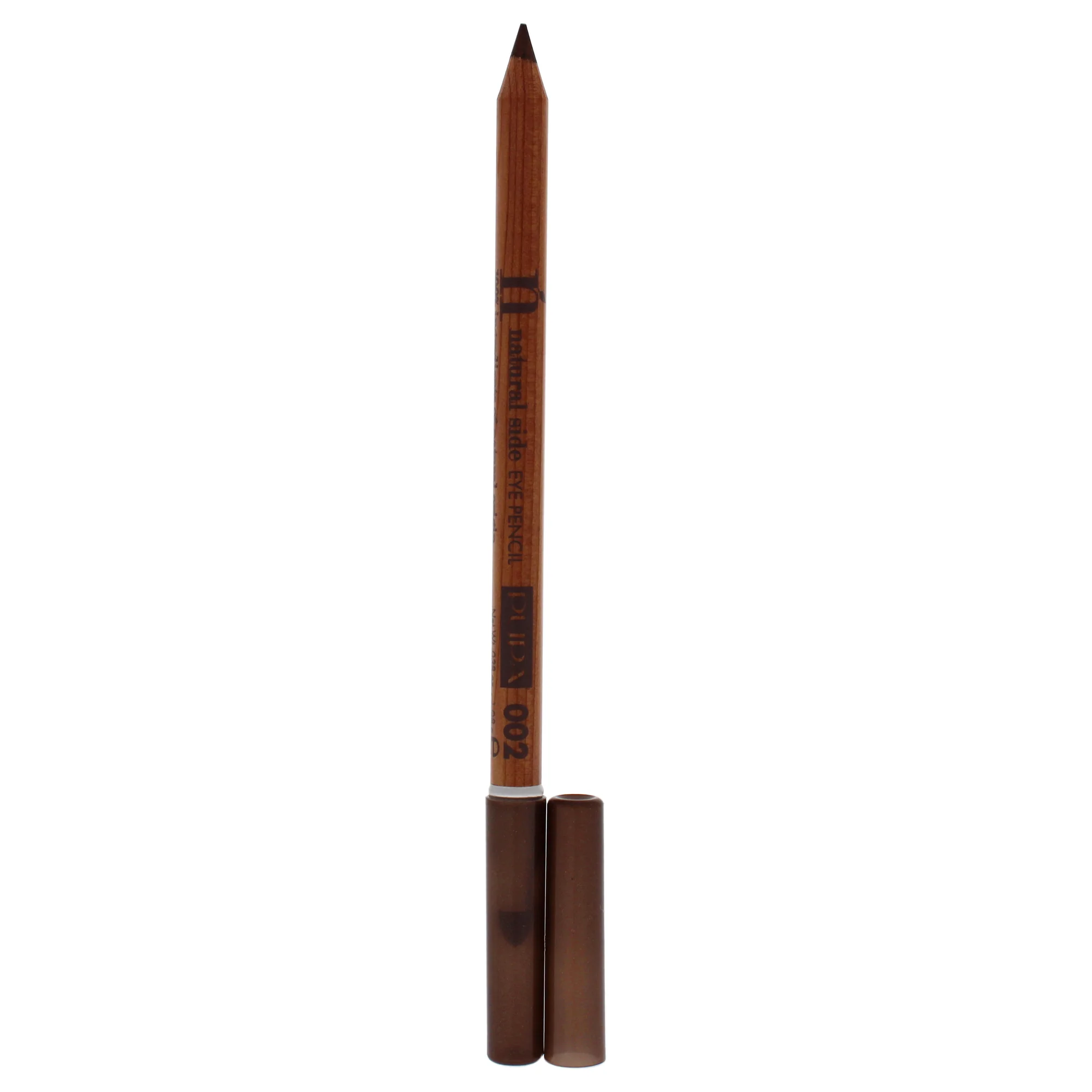 Natural Side Eye Pencil - 002 Dark Earth by Pupa Milano for Women - 0.038 oz Eyebrow Pencil - Olabens
