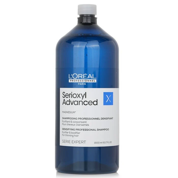 L'Oreal Serie Expert- Serioxyl Advanced Purifier Bodifier Shampoo 1.5L/ 50.7oz - Olabens
