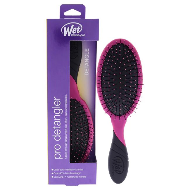 Pro Detangler Brush - Pink by Wet Brush for Unisex - 1 Pc Hair Brush - Olabens