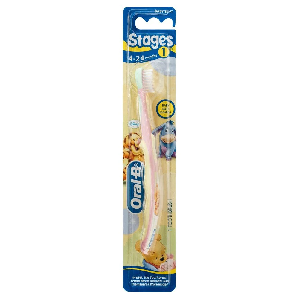 Oral B Kids Toothbrush Stages 4-24 Month 1 Pack - Olabens