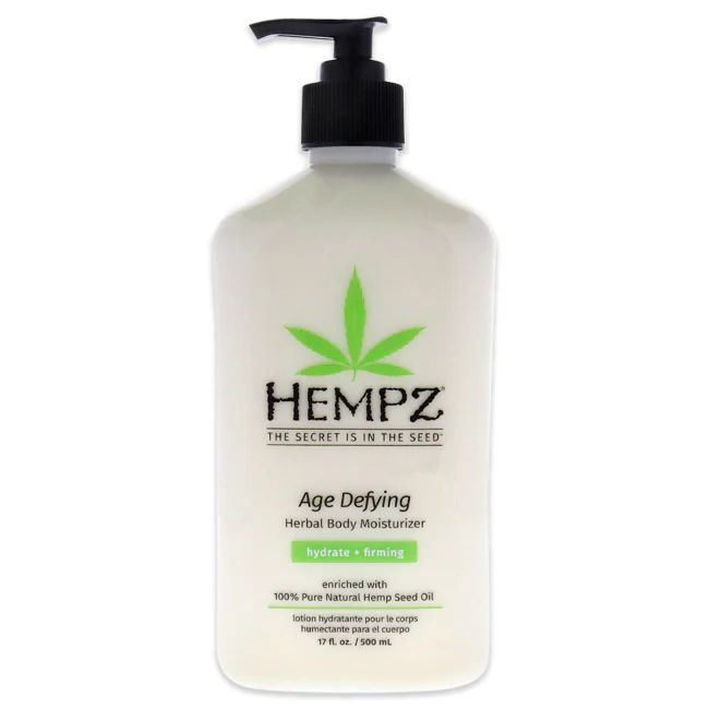 Hempz Age-Defying Herbal Body Moisturizer by Hempz for Unisex - 17 oz Moisturizer - Olabens