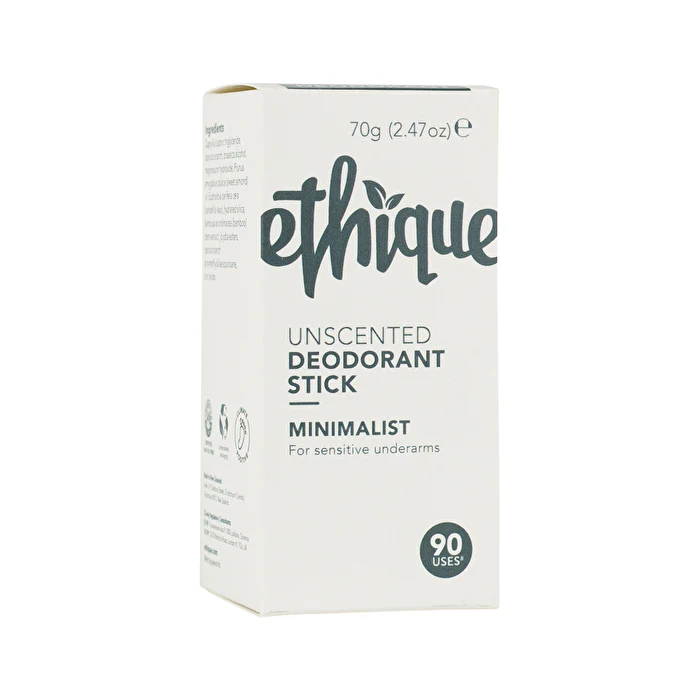 Ethique Deodorant Stick Minimalist Unscented (For Sensitive Underarms) 70g - Olabens
