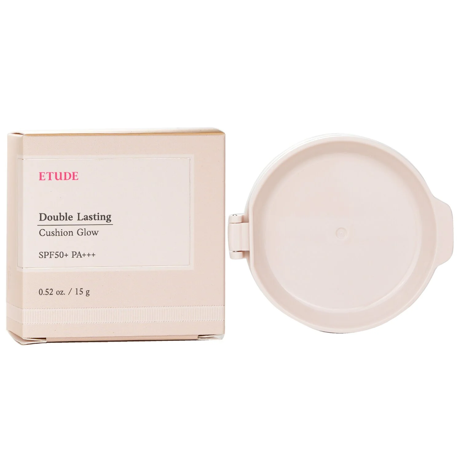 Etude House Double Lasting Cushion Glow Refill SPF 50 - #17N1 Neutral Vanilla  15g/0.52oz - Olabens