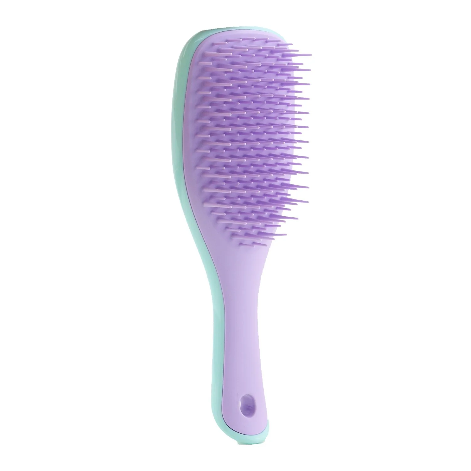 Tangle Teezer The Wet Detangling Mini Hair Brush - # Wisteria Leaf (Travel Size)  1pc - Olabens