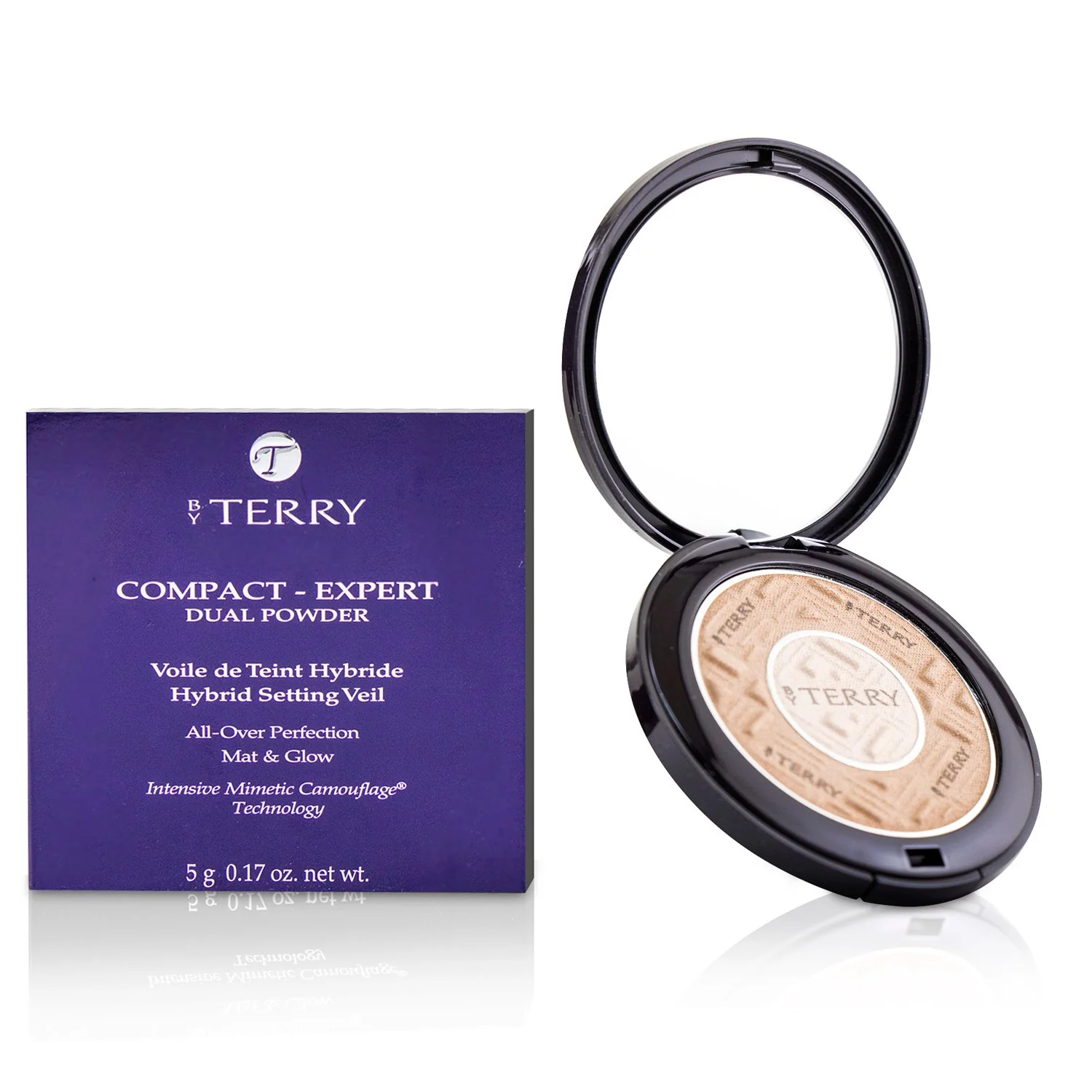 By Terry Compact Expert Dual Powder - # 4 Beige Nude  5g/0.17oz - Olabens