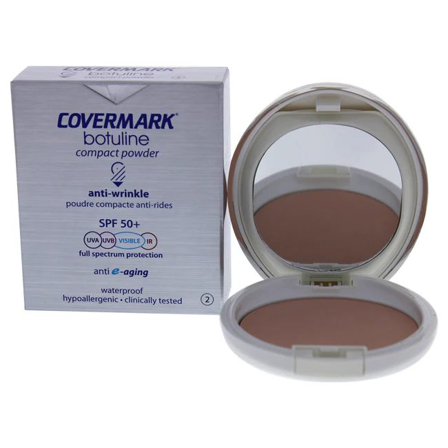 Covermark Botuline Compact Powder Waterproof SPF 50 - 2 by Covermark for Women - 0.35 oz Powder - Olabens