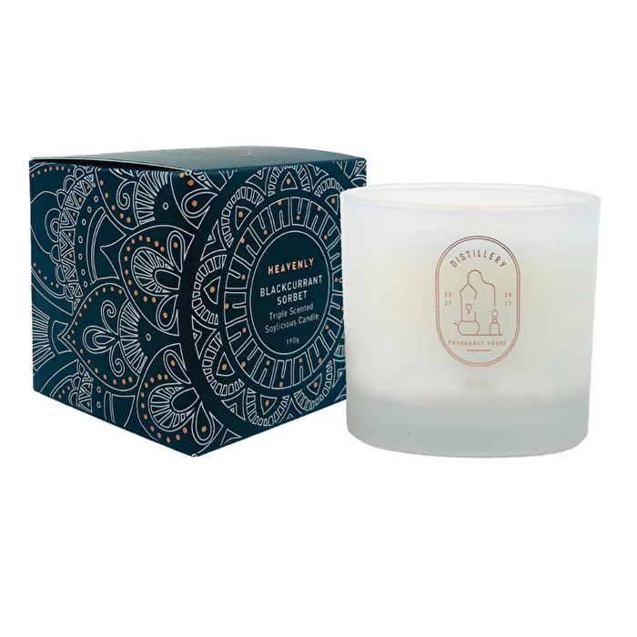 Distillery Fragrance House Soy Candle Heavenly (Blackcurrant Sorbet) 190g - Olabens