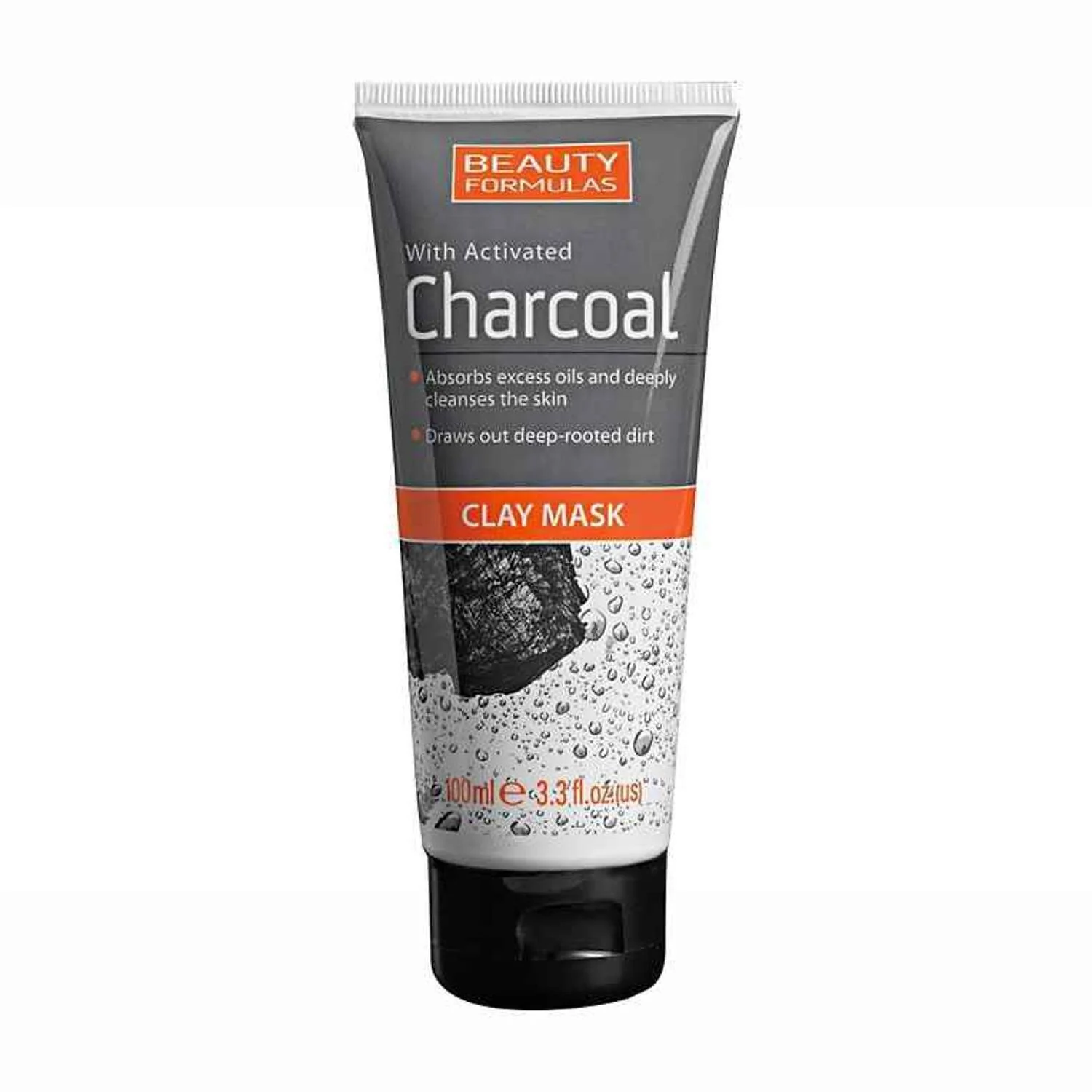 Beauty Formulas Charcoal Clay Mask  100ml - Olabens
