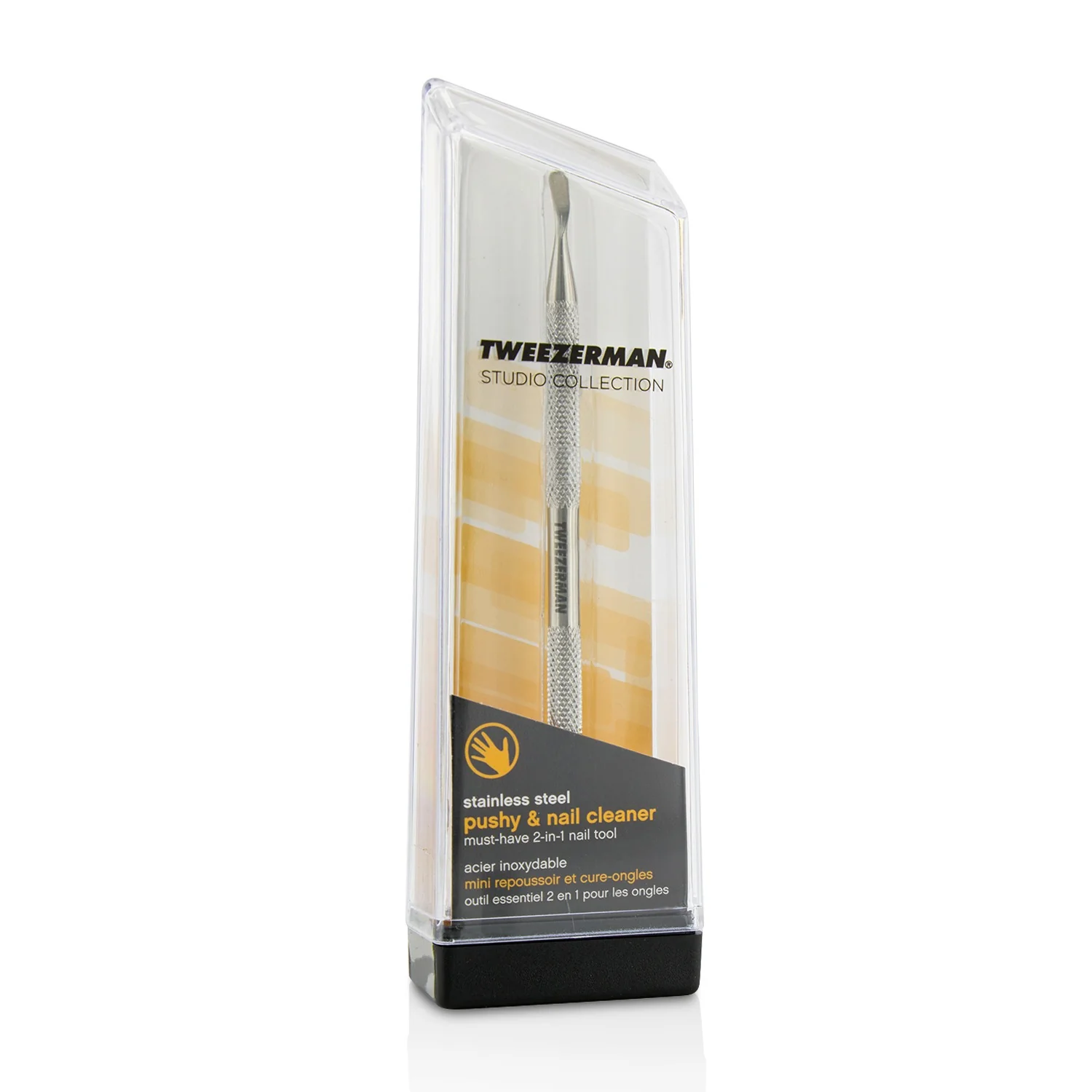 Tweezerman Stainless Steel Pushy & Nail Cleaner (Studio Collection) - Olabens